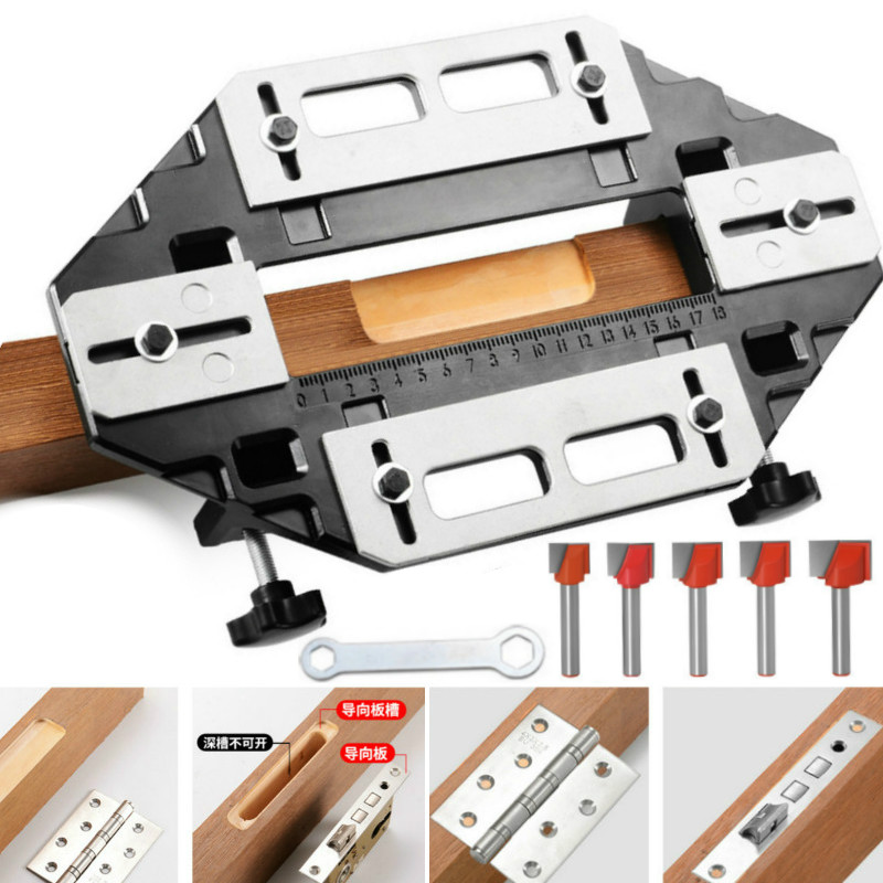 Tech Accessories Holder - Baru Woodworking Locator dengan Router Bit