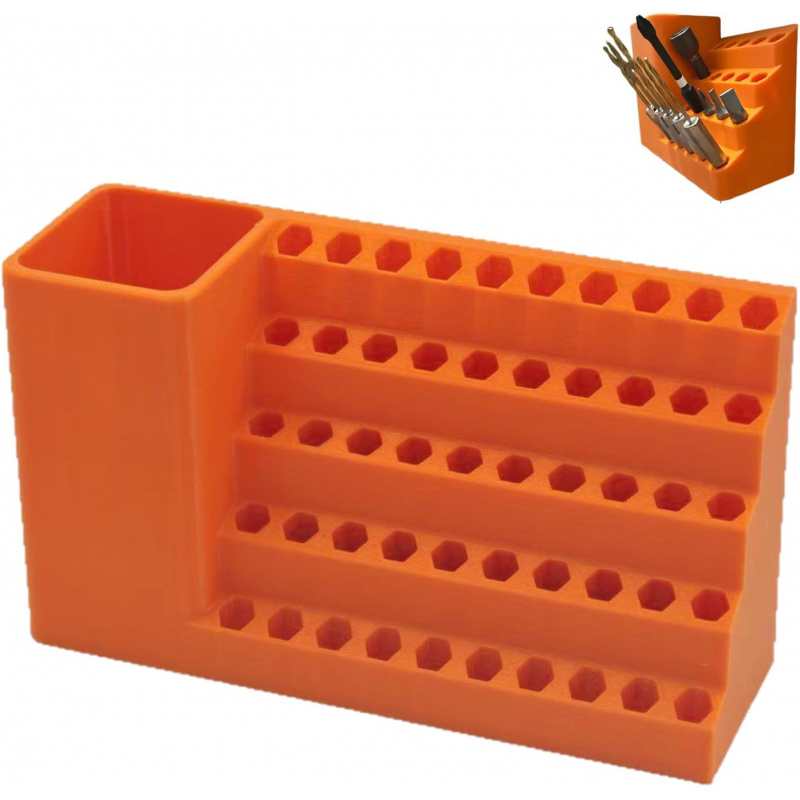 Tech Accessories Holder - Kotak Penyimpanan Mata Obeng Hexagonal 50