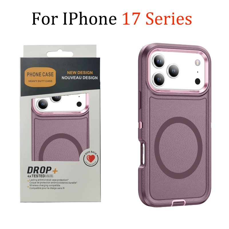Wireless Charger 3 In 1 - Casing Ponsel Anti Benturan 3in1 Heavy