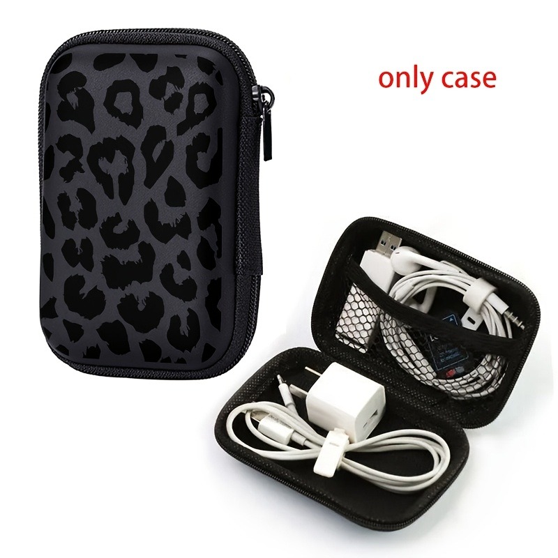 Travel Cable Organizer - Tas Organizer Elektronik Cangkang Keras EVA