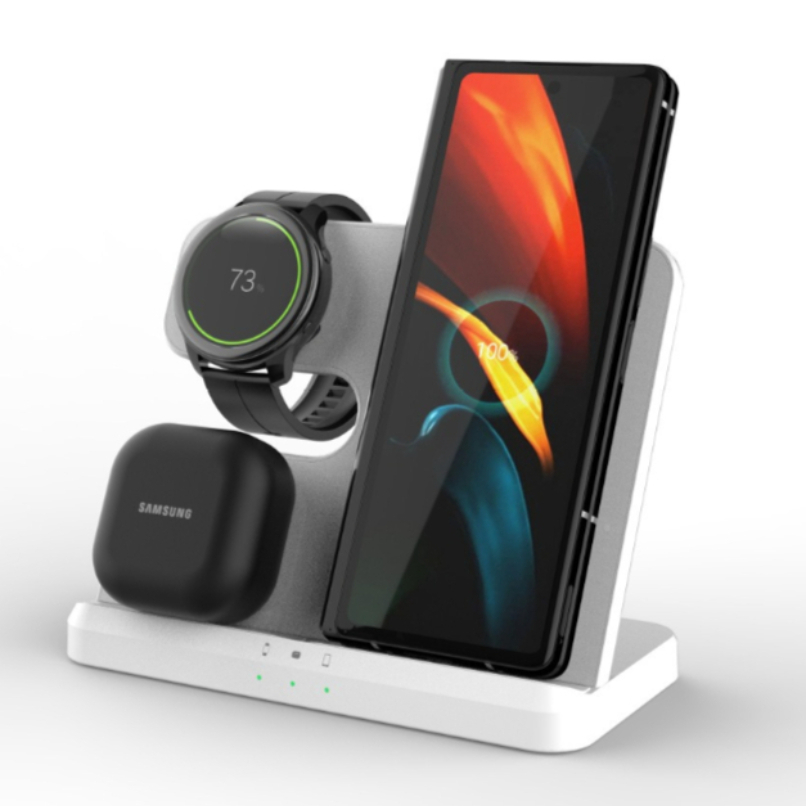 Wireless Charger 3 In 1 - Stasiun Pengisian Daya Nirkabel Cepat 3