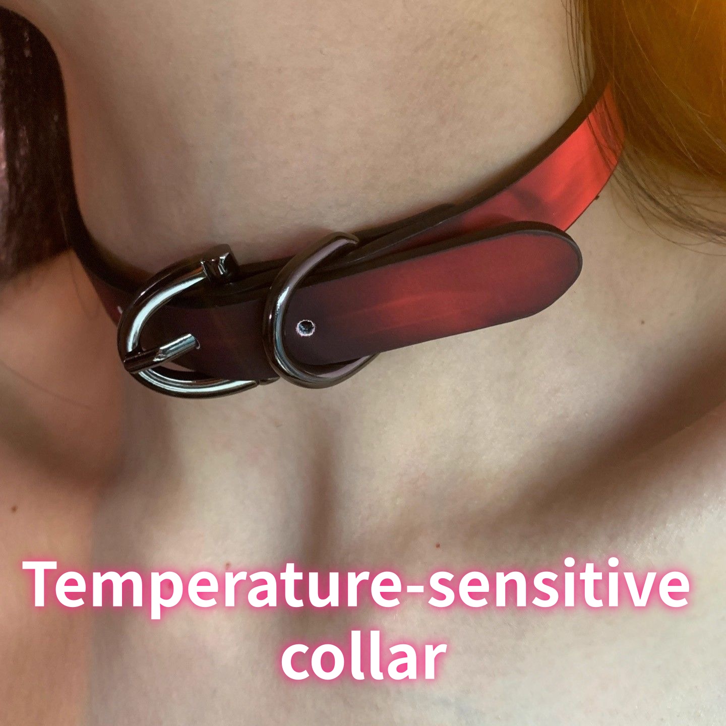 Hi Tech Accessories - Kalung Choker Kulit Lembut Berubah Warna