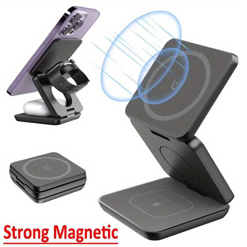 Pengisi Daya Nirkabel Cepat 3  - Wireless Charger 3 In 1 ulasan dan harga