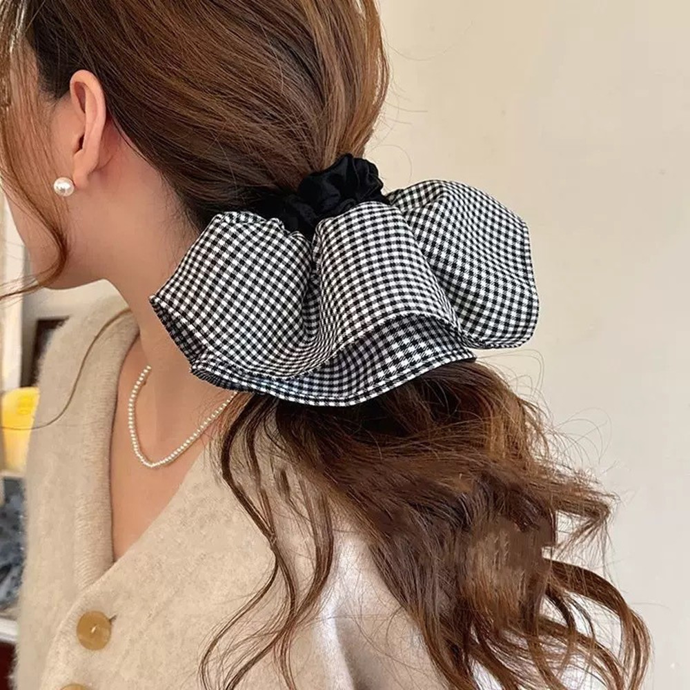 Ikat Rambut Kotak-kotak Ekstra - Hi Tech Accessories ulasan dan harga