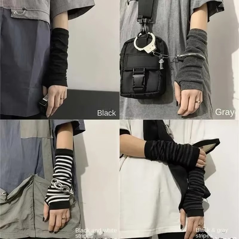 Sarung Tangan Tanpa Jari Panja - Y2K Tech Accessories ulasan dan harga