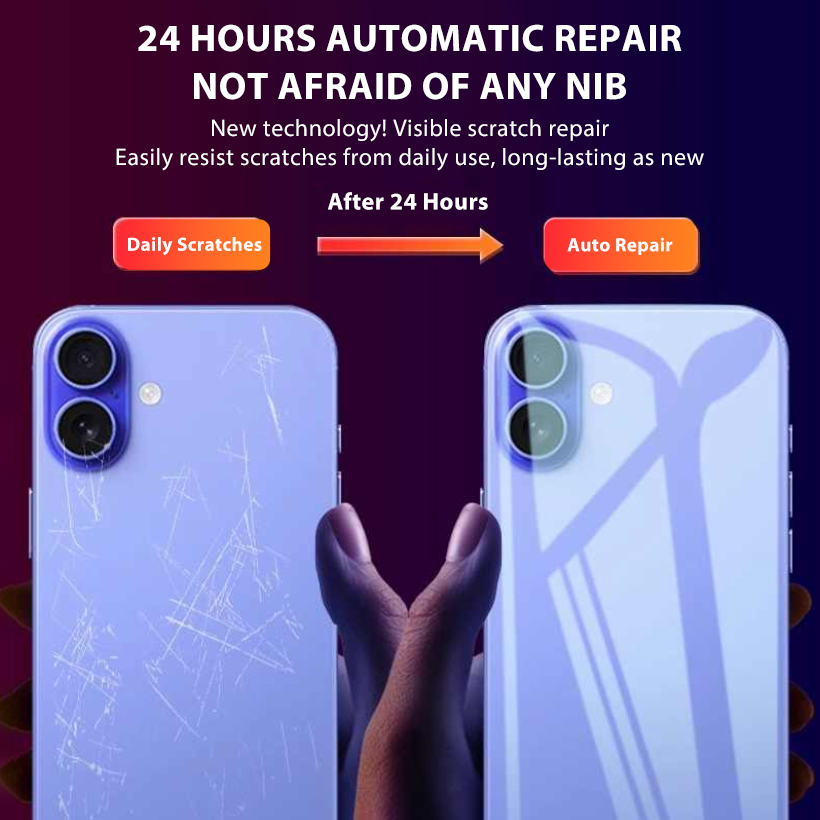4-1 buah Film hidrogel belakan - Tech Accessories Apple ulasan dan harga