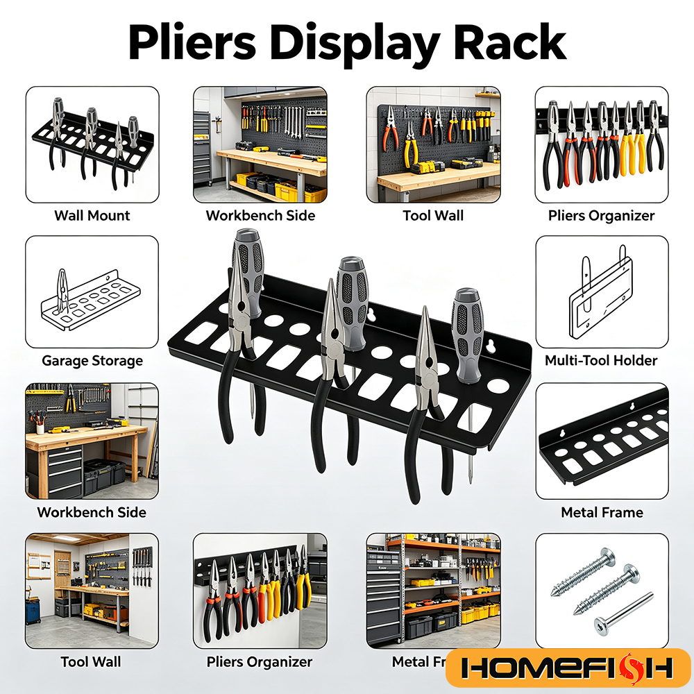 Rak Penyimpanan Perkakas Dindi - Tech Accessories Holder ulasan dan harga