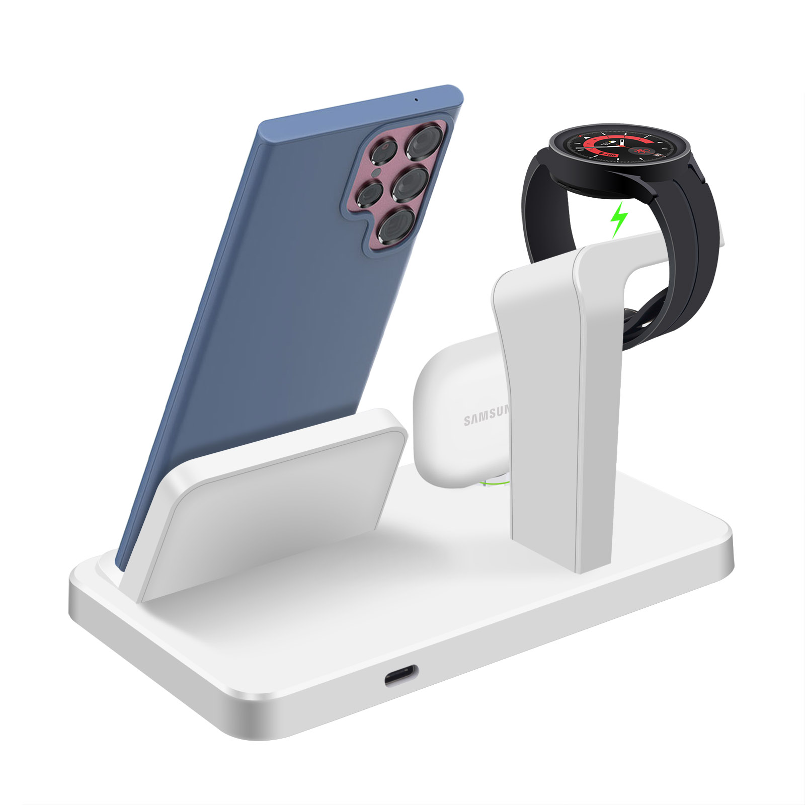 Dok Pengisi Daya Nirkabel 3 in - Wireless Charger 3 In 1 ulasan dan harga