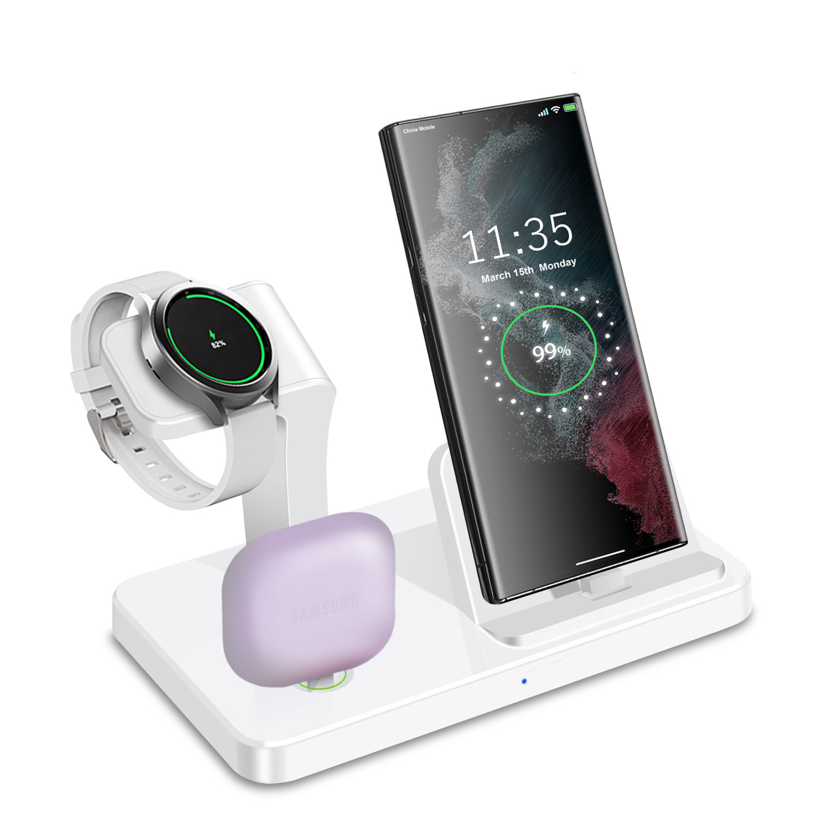 Dok Pengisi Daya Nirkabel 3 in - Wireless Charger 3 In 1 ulasan dan harga