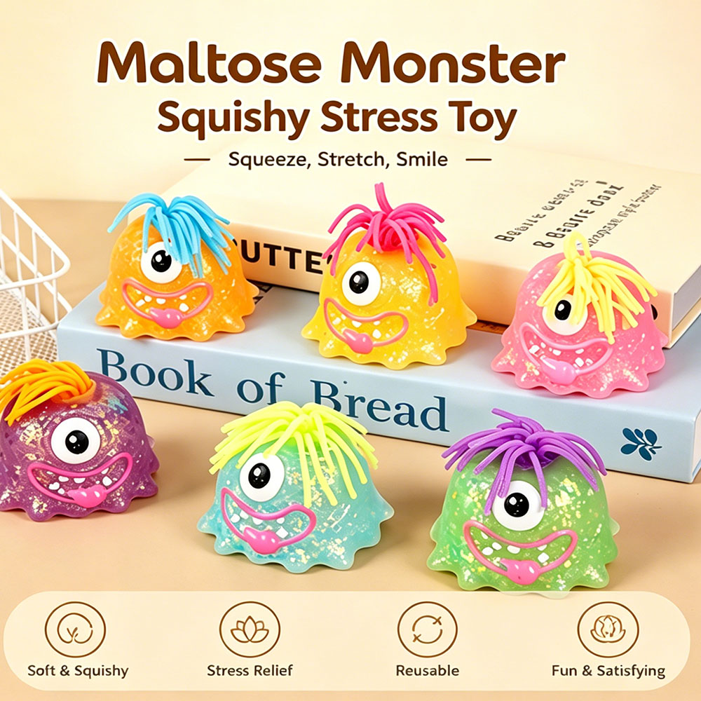 Kawaii Maltose Monster Squishy - Tech Home Accessories ulasan dan harga