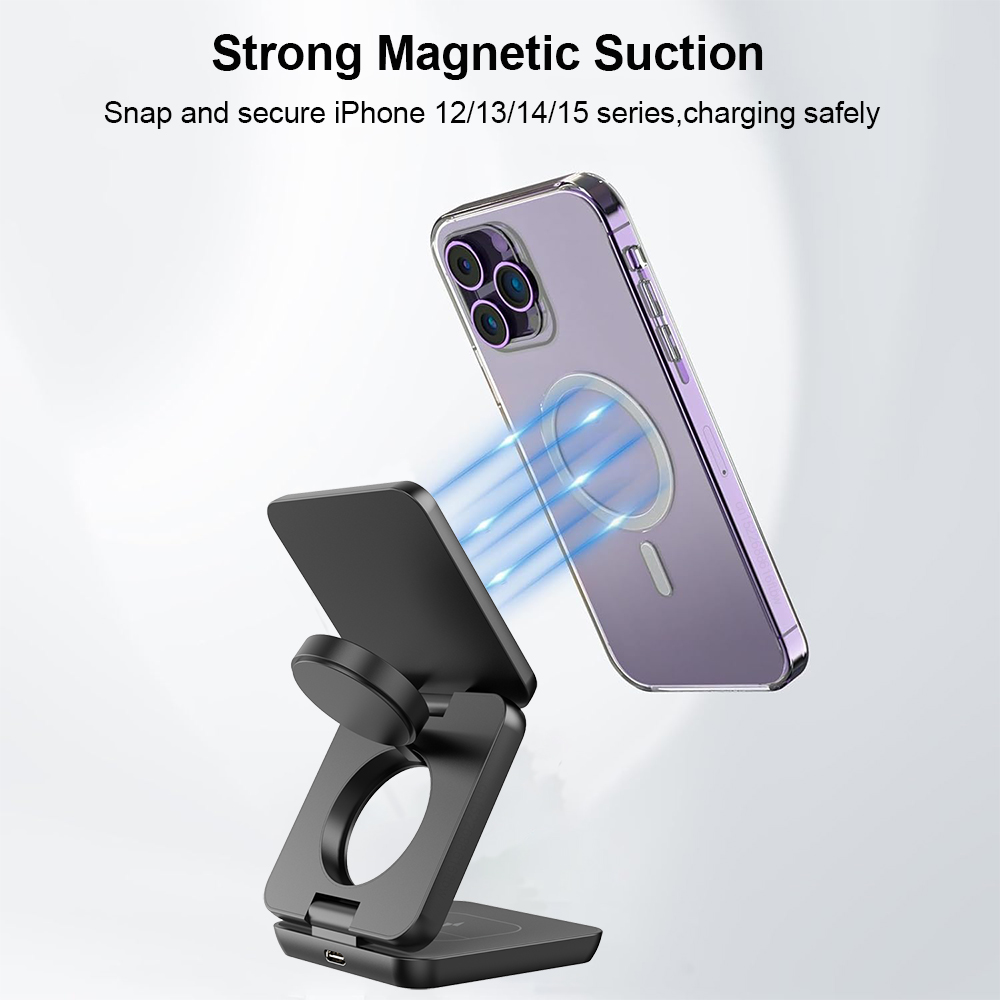 Dudukan Pengisi Daya Nirkabel  - Wireless Charger 3 In 1 ulasan dan harga