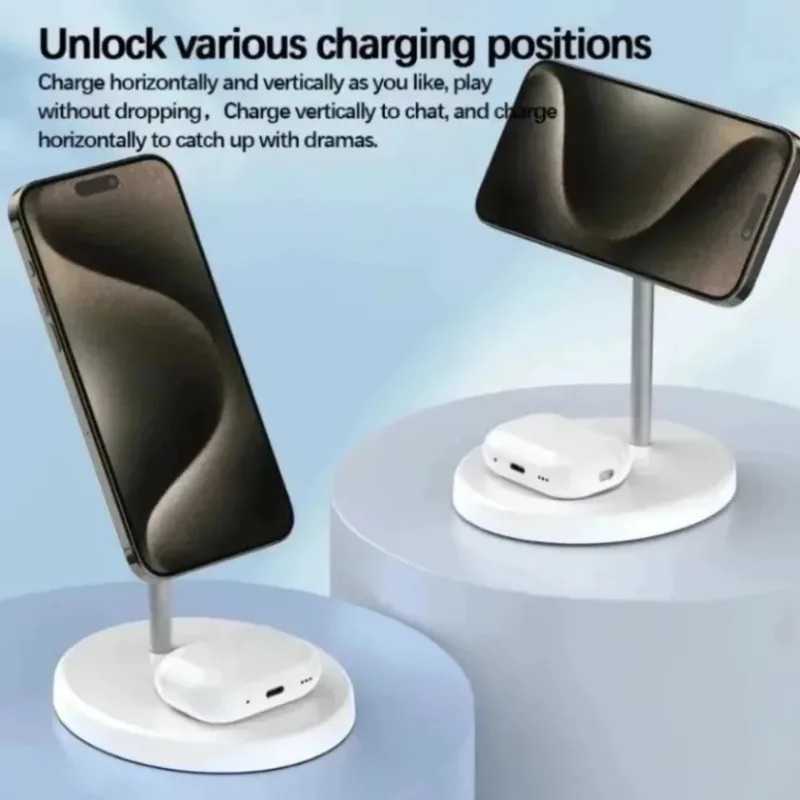 Stasiun Pengisian Daya Nirkabe - Wireless Charger 3 In 1 ulasan dan harga
