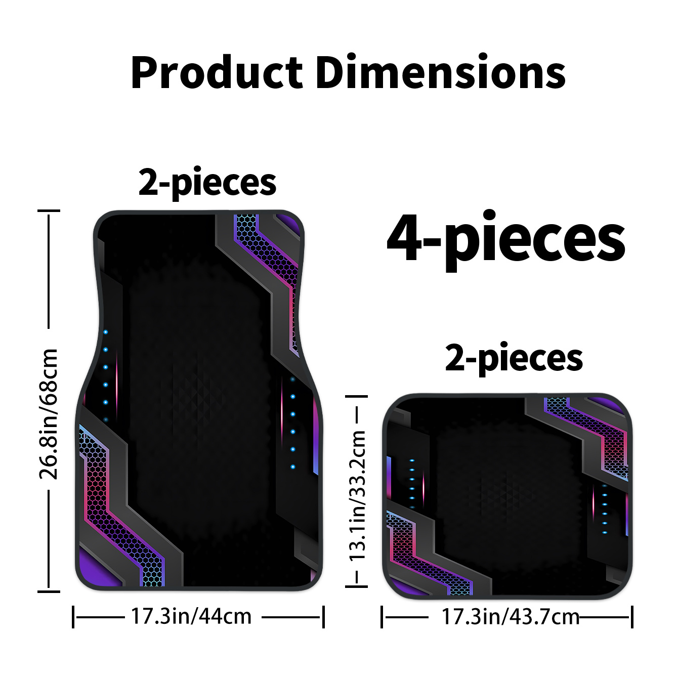 4 buah Karpet Mobil Cetak 2D B - Tech Protect Accessories ulasan dan harga
