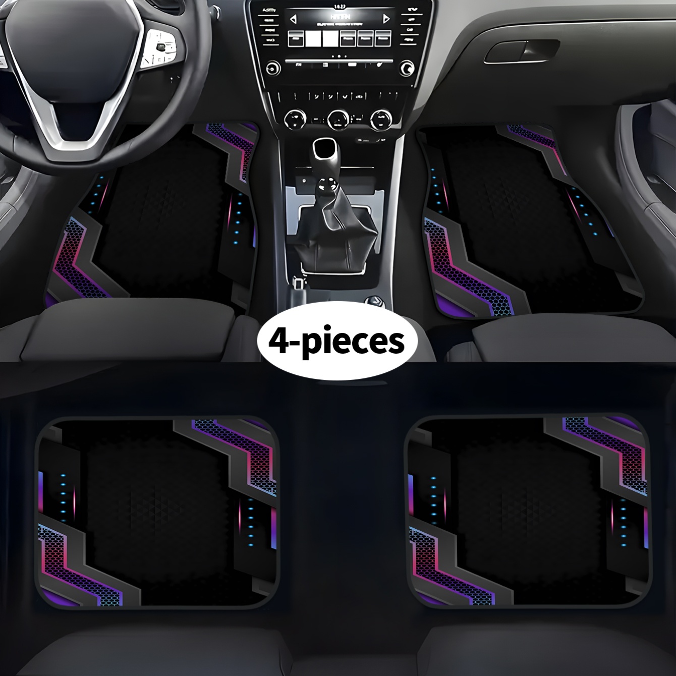 4 buah Karpet Mobil Cetak 2D B - Tech Protect Accessories ulasan dan harga