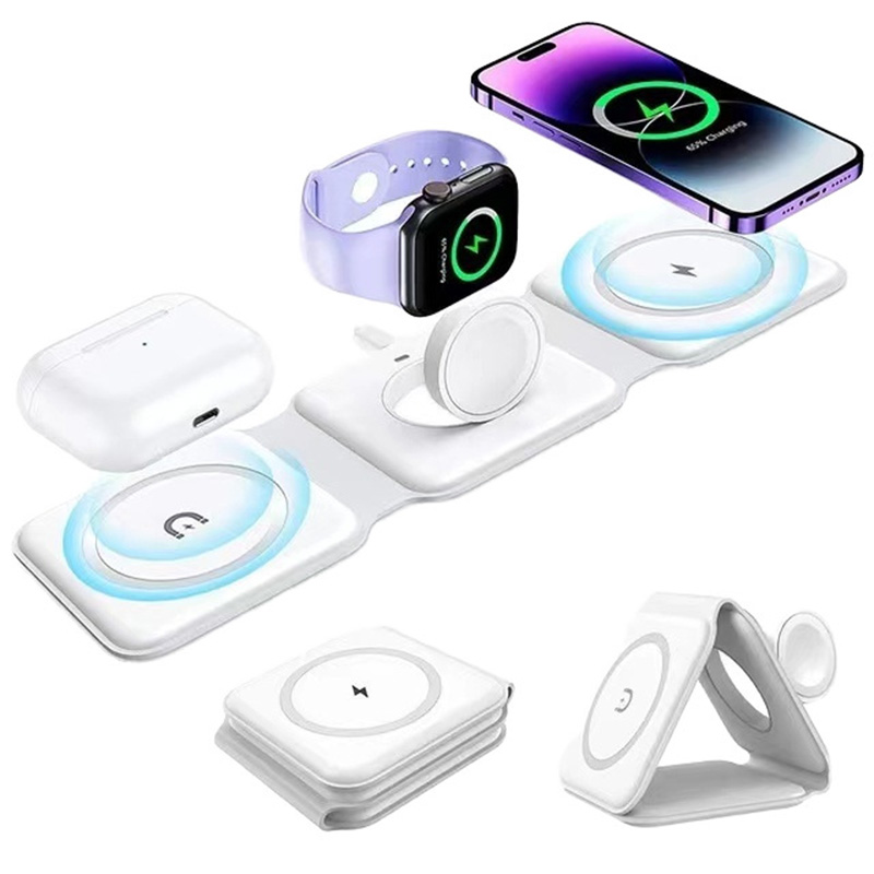 Pengisi Daya Nirkabel Lipat Ma - Wireless Charger 3 In 1 ulasan dan harga