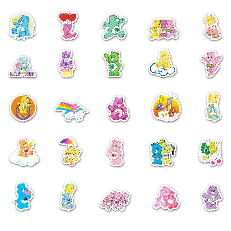 Baru Lucu 50Pcs Stiker Care Be - Tech Home Accessories ulasan dan harga