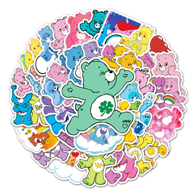 Baru Lucu 50Pcs Stiker Care Be - Tech Home Accessories ulasan dan harga